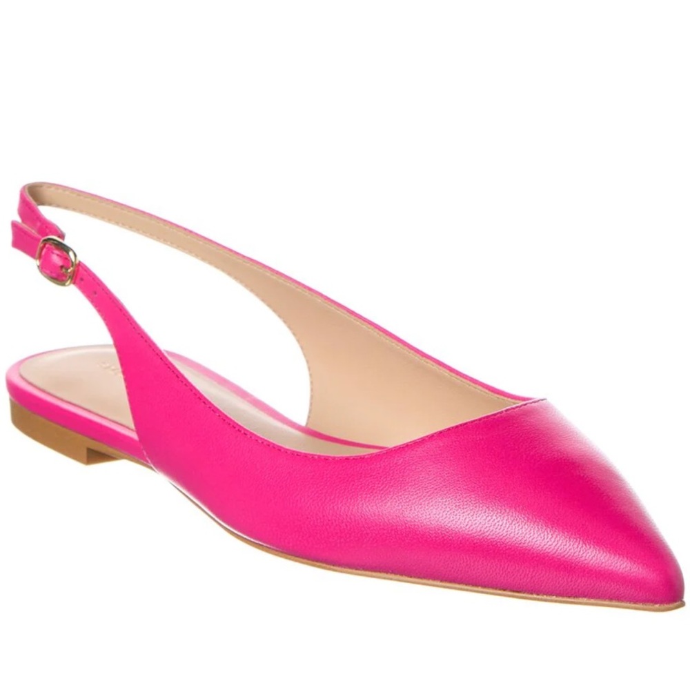Stuart Weitzman Mara Leather Flats